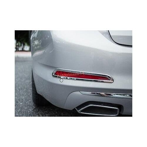 For BMW 5 Series 2017-2018 G30 ABS Rear Fog Light Lamps Cover Trim 2PCS