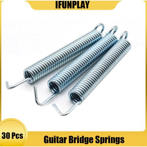 30Pcs Electric Guitar Tremolo Bridge Double System Springs for Electeric Guitarra Accessories Wholesale