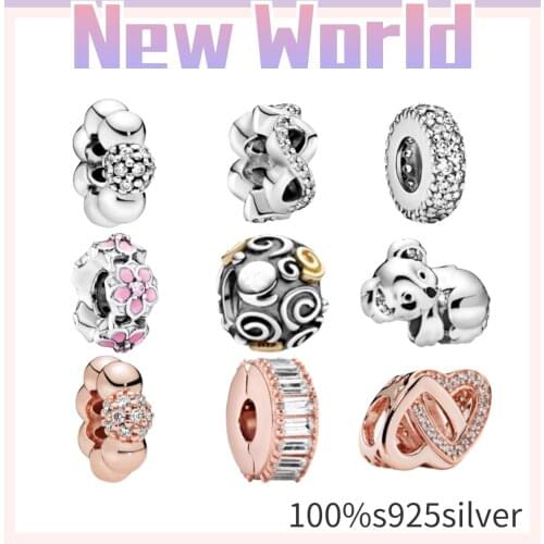 Hot style 100% 925 Sterling Silver Bead Charm Pando Koala Love Staffer Bead Charm DIY Jewelry Gift for Women