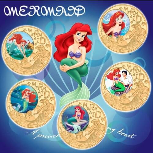 Classic American movie characters Gold Planted coin With Quality Gift Box Git for Girl
