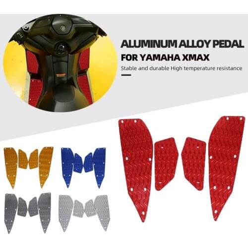 Motorcycle X MAX Footrest Foot Pads Pedal Plate For Yamaha XMAX300 XMAX250 XMAX 300 250 125 400 2017 2018 2019 Accessories