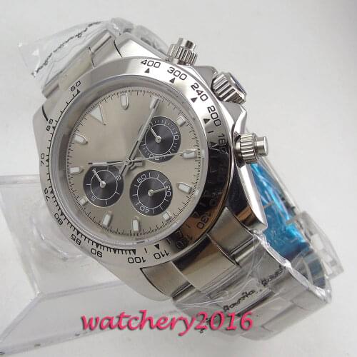 Casual Military 2019 Top Brand Luxury Watch Sapphire Glass Wristwatch Date Steel Grey sterile Dial Mens Clock Relogio Masculino