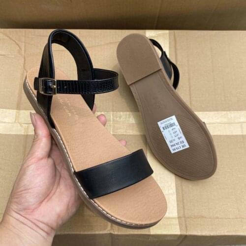 Summer Trend New Women Shoes Simple Buckle Open Toe Fashion Casual Roman Ladies Sandals Soft Comfortable Beach Shoe PLus Size