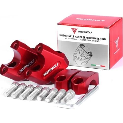 Universal 28mm 22mm Motorcycle Handlebar Riser Heightening Riser Clamp for Halley Ktm Honda Grom Msx125 Drz400 Yamaha Mt 07