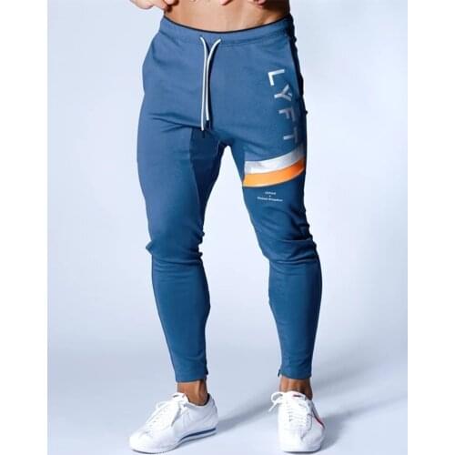 2021 Casual Skinny Pants Men Joggers Sweatpants Autumn Solid Trousers Male Trackpants Gym Fitness Workout Bodybuilding Bottoms