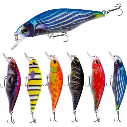6Pcs/lot Minnow Fishing Lure Wobblers 9cm 11g 3D Eyes Floating Crankbait Artificial Plastic Hard Bait Carp Pike jerkbait Tackle