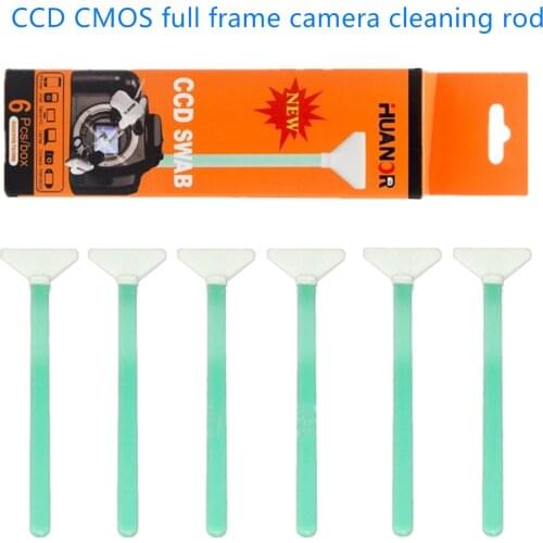 CCD CMOS Camera Cleaning Stick Full Frame Cleaning Stick 6 Pack for Canon SONY Nikon Camera 5Ds A7 A9