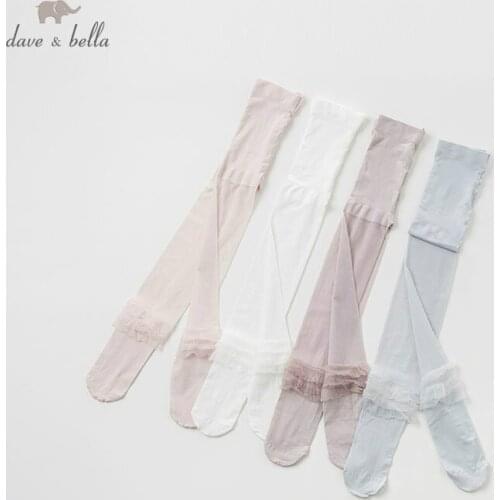 DB10553 dave bella summer baby girls dress stockings girls print lovely tights stockings
