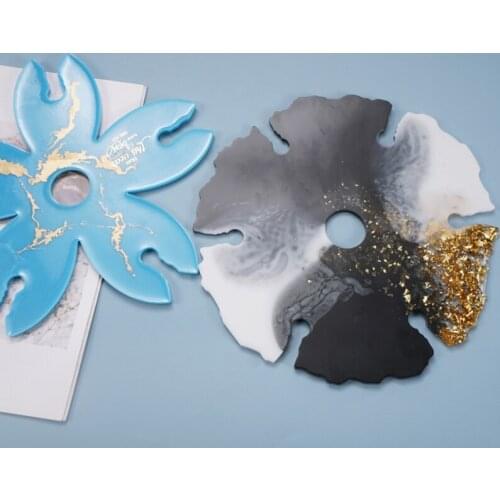 Wine Glass Holder Silicone Resin Mold Bottle Shelf Storage Glass Irregular Tray Epoxy Resin Mold Coaster DIY Home Decoratio Mold