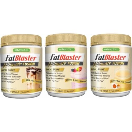 FATBLASTER WEIGHT LOSS Gold SHAKE Cheese Berry Snack Energy Control Diet Exercise Program Meal Replacement Health Body Shaping