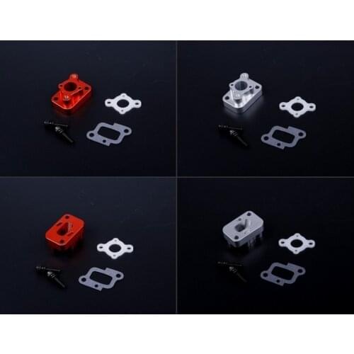 CNC Metal Intake Part Kit Engine Accessories Fit Zenoah Rovan 32cc 36cc 45cc Engine for 1/5 HPI Baja Losi 5ive-t