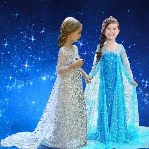 Fantasia Infantil Princess Dress up Teenager Girl Costume Kids Dresses for Girls Halloween Cosplay Children Clothing