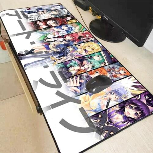 MRGBEST 90x40cm/30X60CM XL Japan Anime Date A Live Large Cute Girl Mouse Pad Gaming Mousepad Desk Mat for CSGO DOTA Locking Edge