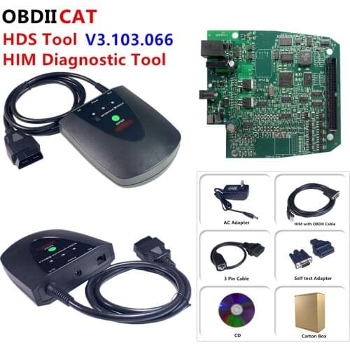 Multi-Language High Quality Newest software V3.103.066 for Hon-da HDS HIM Diagnostic Tool Double Board Free with Z-tek RS232