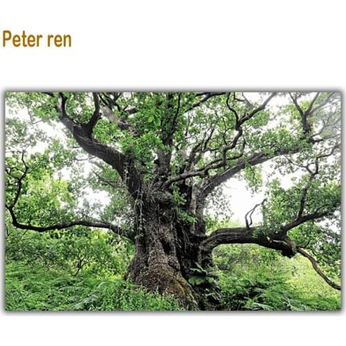 Peter ren Diamond painting Cross stitch kit Diamond embroidery Millennium Oak 3D Diamond Mosaic Full square Diy Diamond Drawing