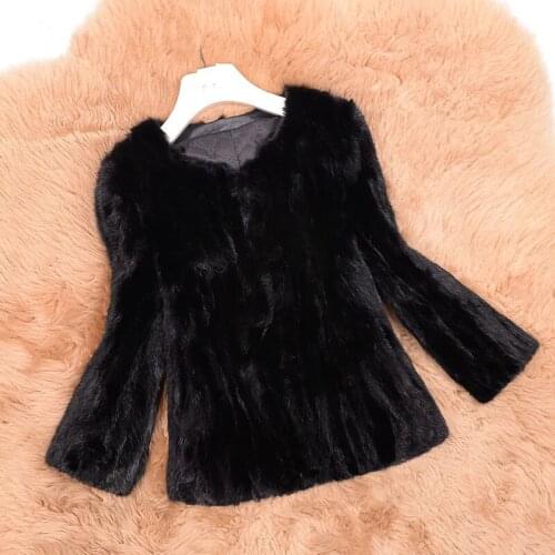 Clothes Real Mink Coat Winter Jacket Women Luxury Fur Coats Autumn Vintage Korean Jackets Chaqueta Mujer MY1034