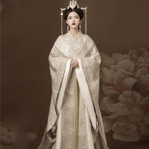 SiNanFu Aesthetic Princess Empress Stage Performance Hanfu Original Tang Lady Cosplay Costume Thematic Photography Hanfu