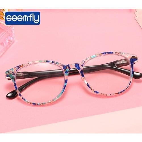 Seemfly Fashion Classic Anti-Blu-ray Reading Glasses Women Ultra Light Comfortable Resin Genuine Presbyopic +1.0 1.5 2.0 2.5 3.5