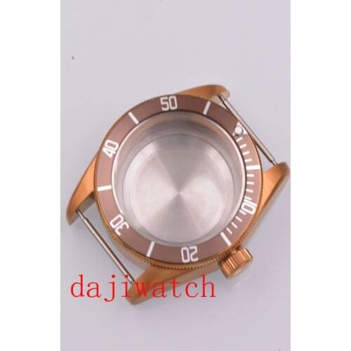 Corgeut 41mm luxury bronze-plated stainless steel sapphire glass Fit ETA 2836 Miyota 8205 8215 Mingzhu / DG 2813 3804 movement c