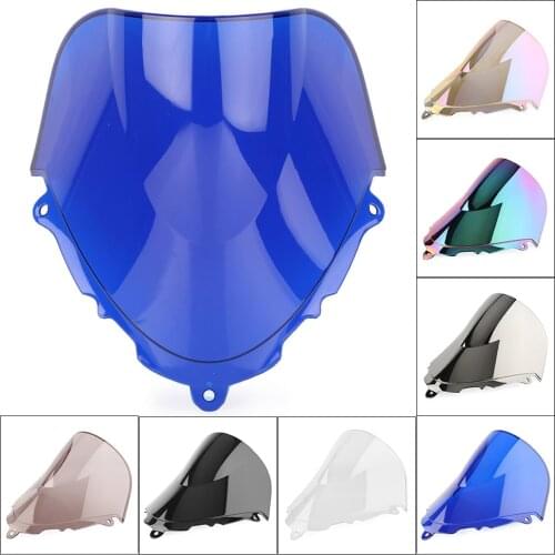 GSXR 600 750 Motorcycle Windshield Double Bubble Windscreen For SUZUKI GSXR600 GSXR750 1996 1997 1998 1999 ABS Plastic