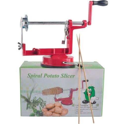 High-quality Potato Slicer Stainless Steel Manual Potato Machine Accessories Tornado Strange New Home Kitchen Cooking Tools