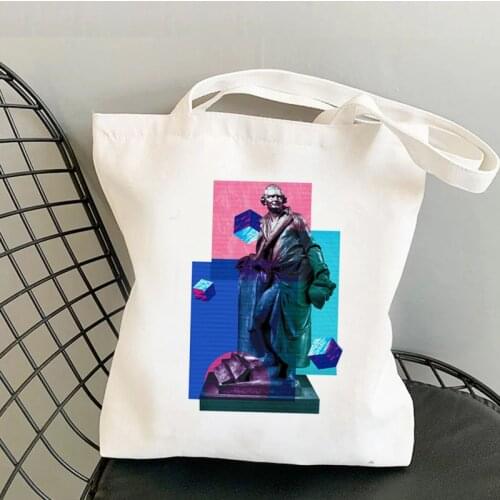 Y2k shopping bag shopping tote cotton shopper bolso bag sacola net sac tissu