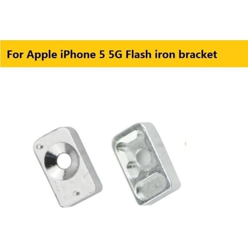 2pcs Original Premium The flash protection iron cover for Apple iPhone 5 Flash iron bracket frame Replacement repair