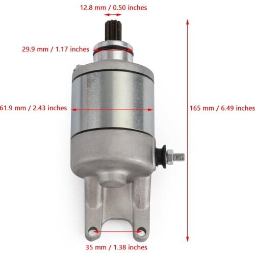 Artudatech Starter Motor Starting Fit for Suzuki DR 250 SE 1995 DR 350 S/SE 1990 - 1999 31100-15D10 Motorcycle Accessories Parts