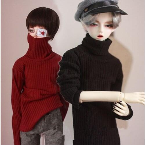 BJD 1/3 1/4 doll sweater renders choker woollen thin sweaters for 1/3 1/4 Uncle BJD MDD doll accessories doll clothes
