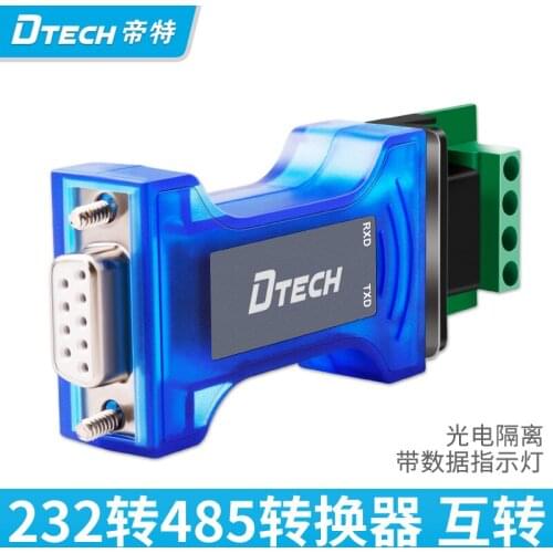 Digital DT-9015 Passive RS232 to RS485 Converter with LED Transceiver Photoelectric Isolation Type Indicator