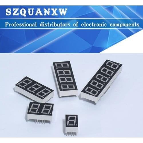 5PCS 0.56 inch Digital tube segment Common Anode Common Cathode AS Red 1 2 3 4 Bit time digital Tube 12 needles Red LED Display