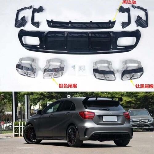 Crazy2021 Fit For Amg Lip. Grade a W176 A180 A200 A260 Throat and Four Out Tail