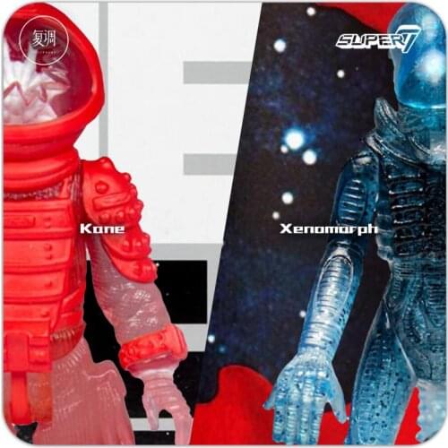 Super7 Alien Kane Xenomorph Movies and Tv Hang Card Toy Action Figures Toys for Children Gift