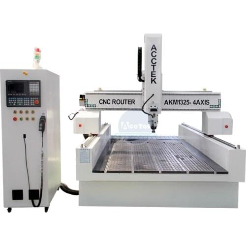 China Wood Cnc Engraving Machine 1325 Cnc Milling Machine For Furniture Car Model Making 4 Axis Cnc Router
