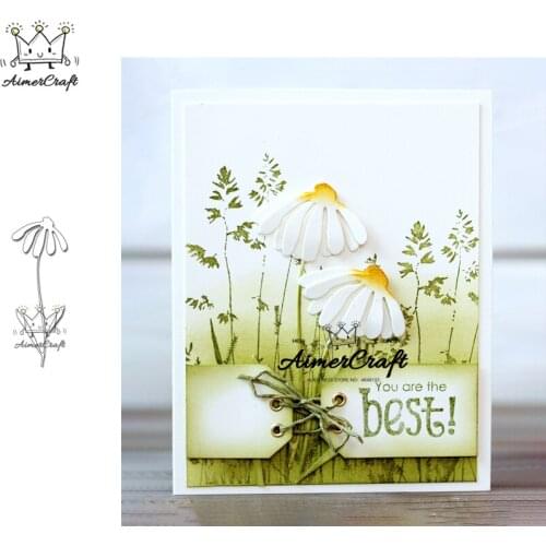 Daisy Flower Metal Cutting Dies Scrapbooking Stencil For DIY Paper Card Decorative Embossing Die Cut Craft Dies New 2019