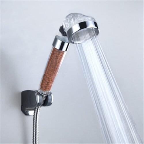 High Turbo Pressure Negative Ion Shower Head Bathroom Water Saving Filter Handheld Spray Nozzle 250*60*60mm
