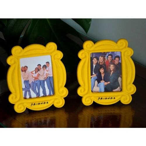 New 1PCS Table 15 X 17 Cm Friends Frame TV Show Monica Photo Frame Door Yellow Very Good Finish