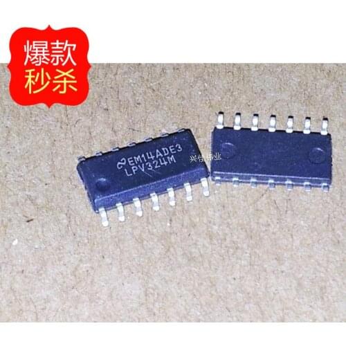 10PCS LPV324M SOP14 new original authentic genuine operational amplifier NS