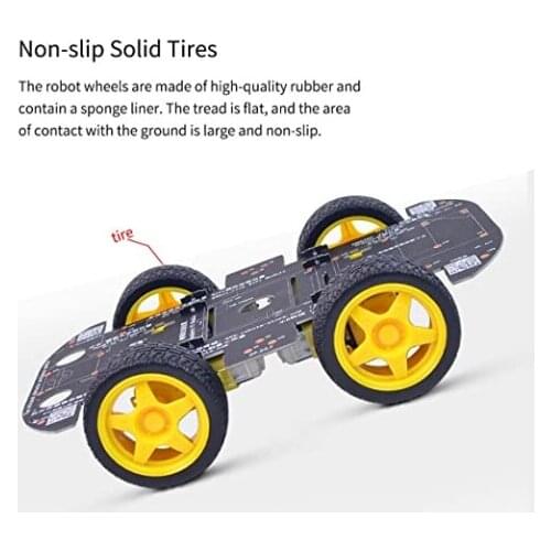 4WD Robot Chassis Kit with 4 TT Motor for Arduino/Raspberry Pi