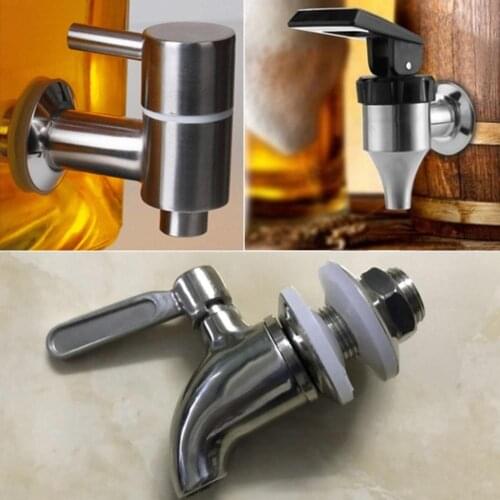 Stainless Steel High Temperature Resistance Beverage Drink Water Dispenser Wine Barrel Faucet Juice Tap