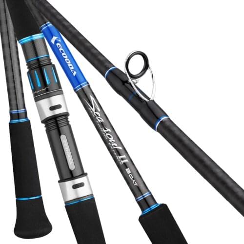 ECOODA HIGH QUALITY ESS II FULL FUJI OCEAN BOAT FISHING ROD SEA FISHING ROD CASTING ROD SPINNING ROD 1.8M/2.1M/2.4M/2.7M