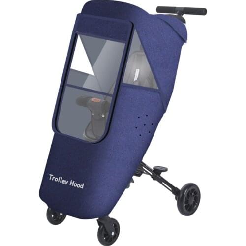 Universal stroller rain hood childrens car rain cover baby umbrella car wind protection cover winter cart raincoat