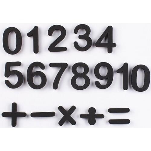 Yooap 5CM 17 pcs/set EVA Magnetic Fridge Numbers Home Decoration Kids Children Intelligence Development Toy DIY Magnetic Sticker