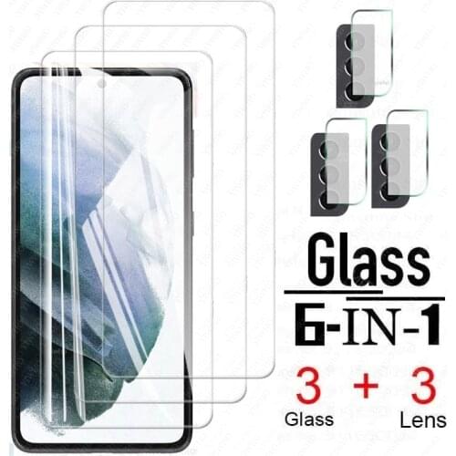 Tempered Glass for Samsung Galaxy S21 Plus Glass Screen Protector Glass for Samsung S21+ S 21 + Camera Lens Protective Film