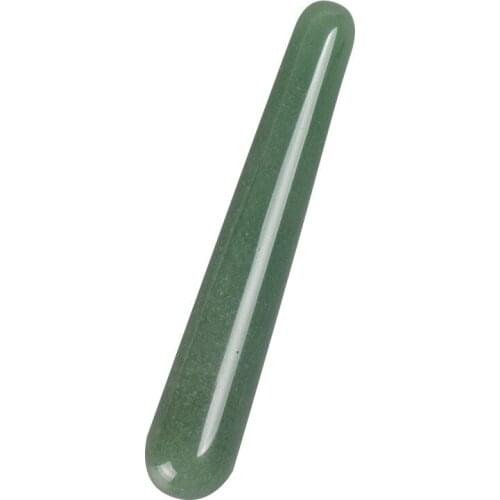 Green Aventurine Massage Yoni Wand Natural Quartz Hand Carved Crystal Stones For Healing Reiki