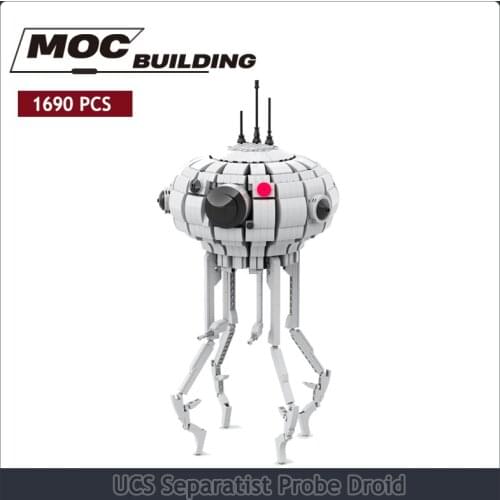 Star series Wars Toy Space Building Empire Probe Robot DIY Building Block Creative MOC Model UCS Separatist Probe Droid