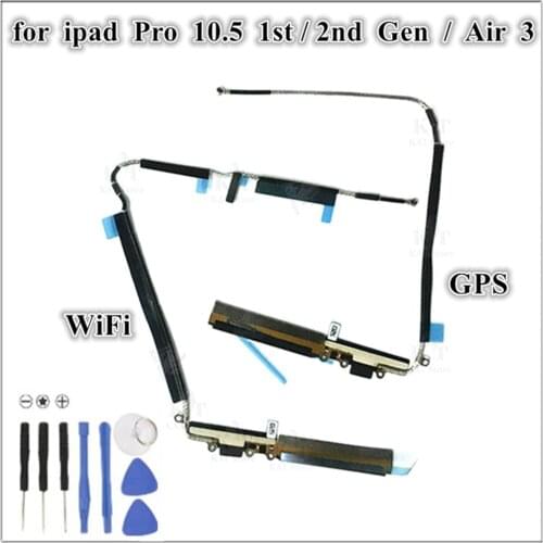 1Pcs New WiFi WLAN GPS Wireless Signal Antenna Connector Flex Cable Ribbon For iPad Pro 10.5 1st 2nd Gen Air 3 Replacement Parts