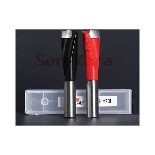 16*70mm Left Rotation Woodworking Hole Opener Drilling Bit Alloy Plastic Wood Door Opening