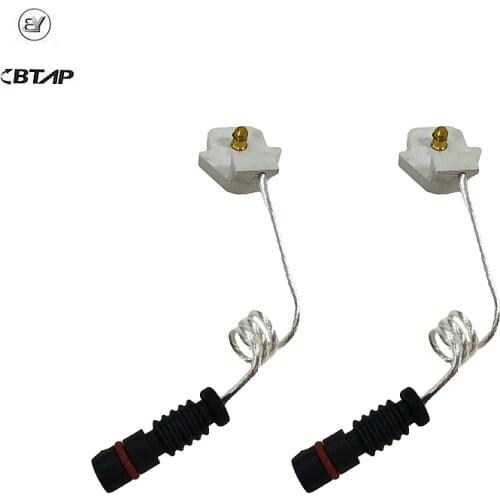 BTAP 2 PCS FRONT NEW Brake Pads Wear Sensor For MERCEDES BENZ W201 W124 190E 2015400317 1265400617 126 540 06 17 201 540 03 17