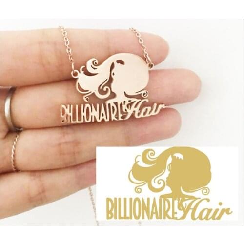 2021 new custom personalized cartoon childrens stick figure stainless steel pendant necklace jewelry birthday holiday gift